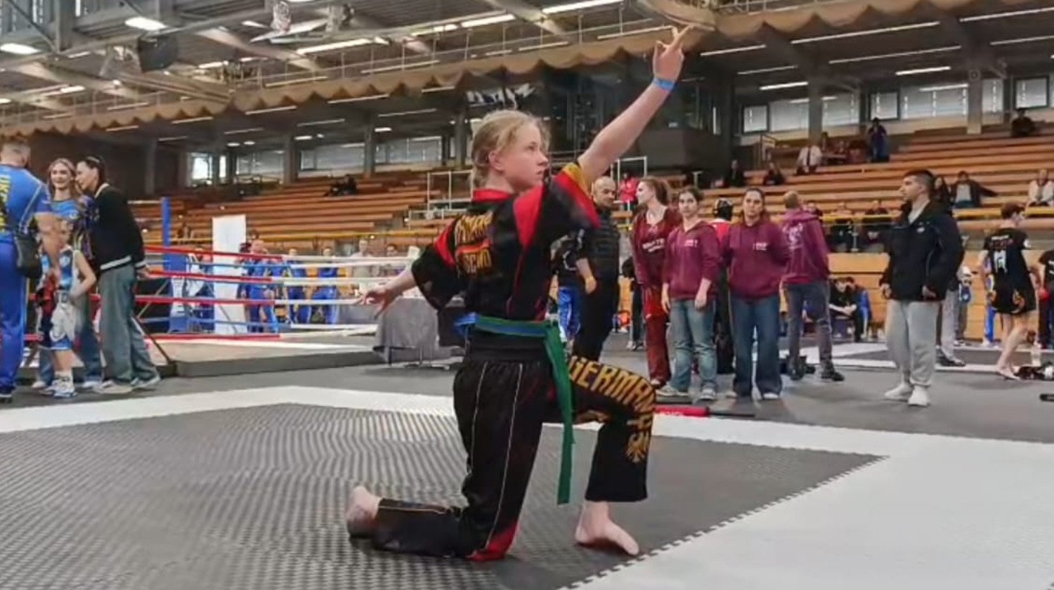 Larissa Bomke bei der EM in Lübeck